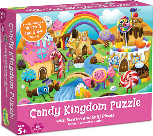 Mindware Scratch & Sniff Puzzles 14426644 Candy Kingdom