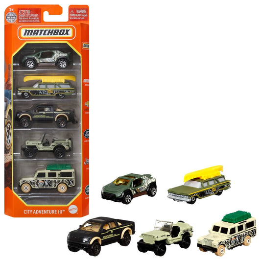Mattel Matchbox 5-Pack Vehicles (Random Assortment)