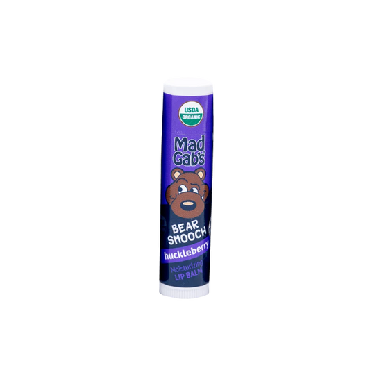 Mad Gabs Organic Bear Smooch Huckleberry Lip Balm