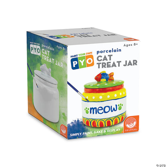 Paint Your Own Porcelain: Cat Treat Jar | 14192863 | Mindware