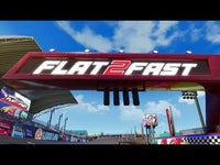 Flat 2 Fast Card Racers - Red