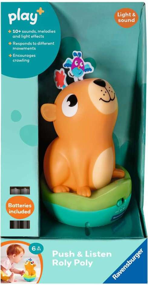 Ravensburger 12034118 Push & Listen Roly Poly: Capybara