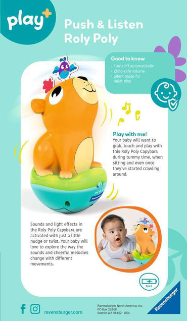 Ravensburger 12034118 Push & Listen Roly Poly: Capybara