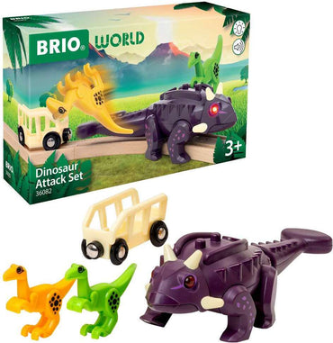 BRIO World Dinosaur Attack Set