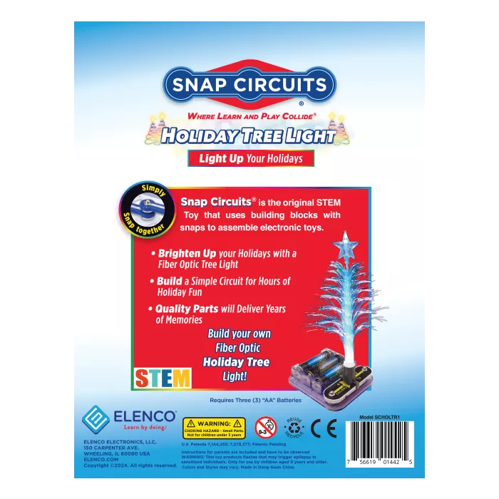 Elenco Electronics SCHOLTR1 Snap Circuits Christmas Tree