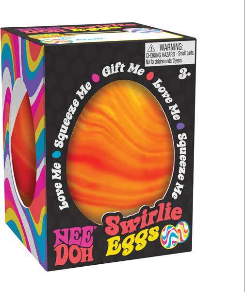NeeDoh Swirlie Egg (assorted)