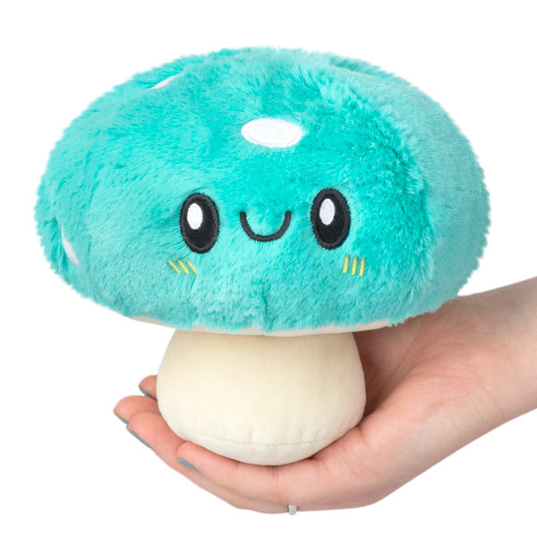 Squishable Snackers- Turquoise Mushroom 5"