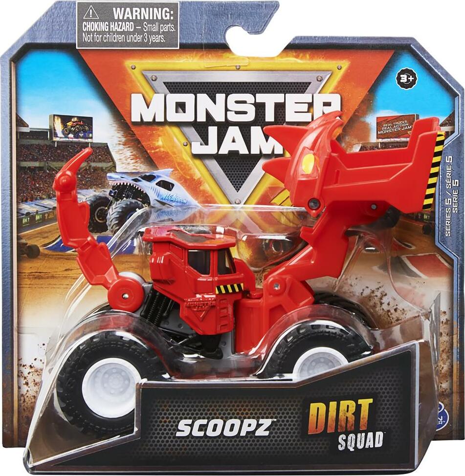 Spin Master Monster Jam: 1:64 Scale Die-Cast Dirt Squad (Random