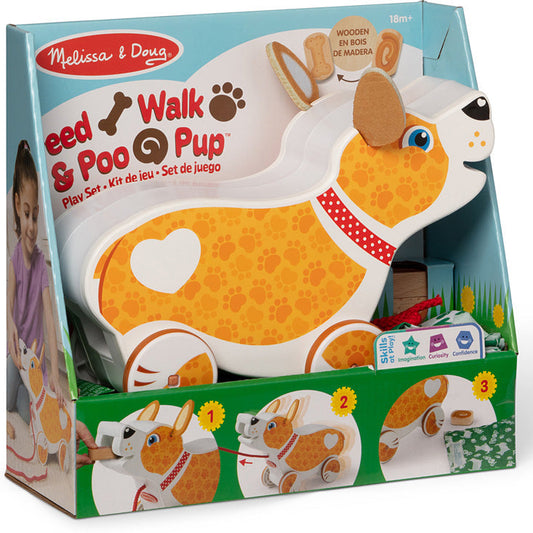Feed, Walk & Poo Pup Play Set
