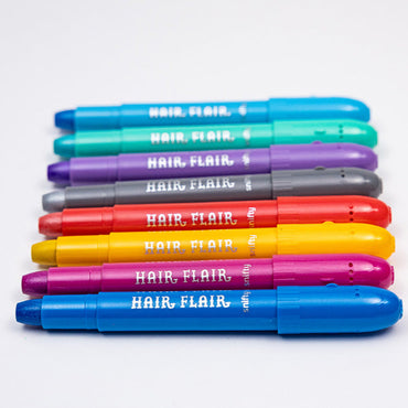 Metallic Hair Flair 8 Hair Shimmery Color Gel Sticks