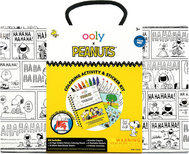 OOLY x PEANUTS Coloring Activity & Sticker Kit