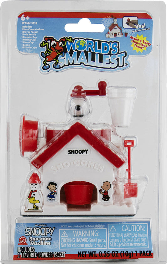 World's Smallest Snoopy Sno-Cone Machine