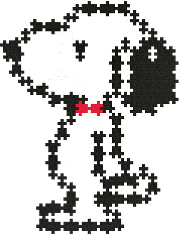 Plus-Plus Peanuts Puzzle By Number Tube - Snoopy