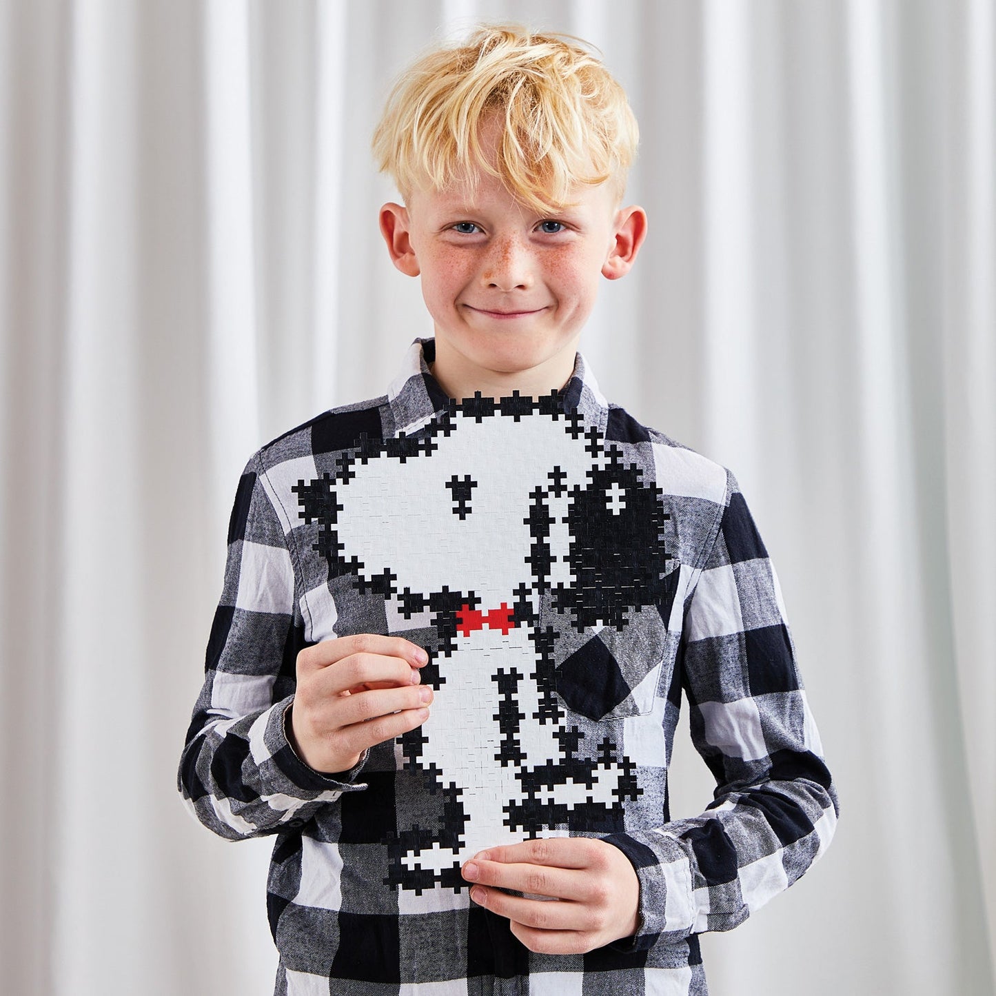 Plus-Plus Peanuts Puzzle By Number Tube - Snoopy