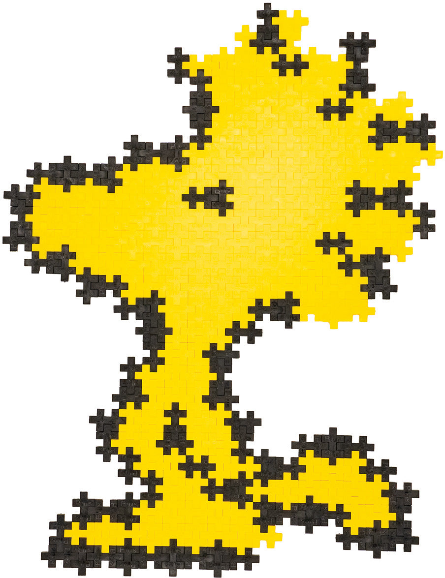 Plus-Plus Peanuts Puzzle By Number Tube - Woodstock