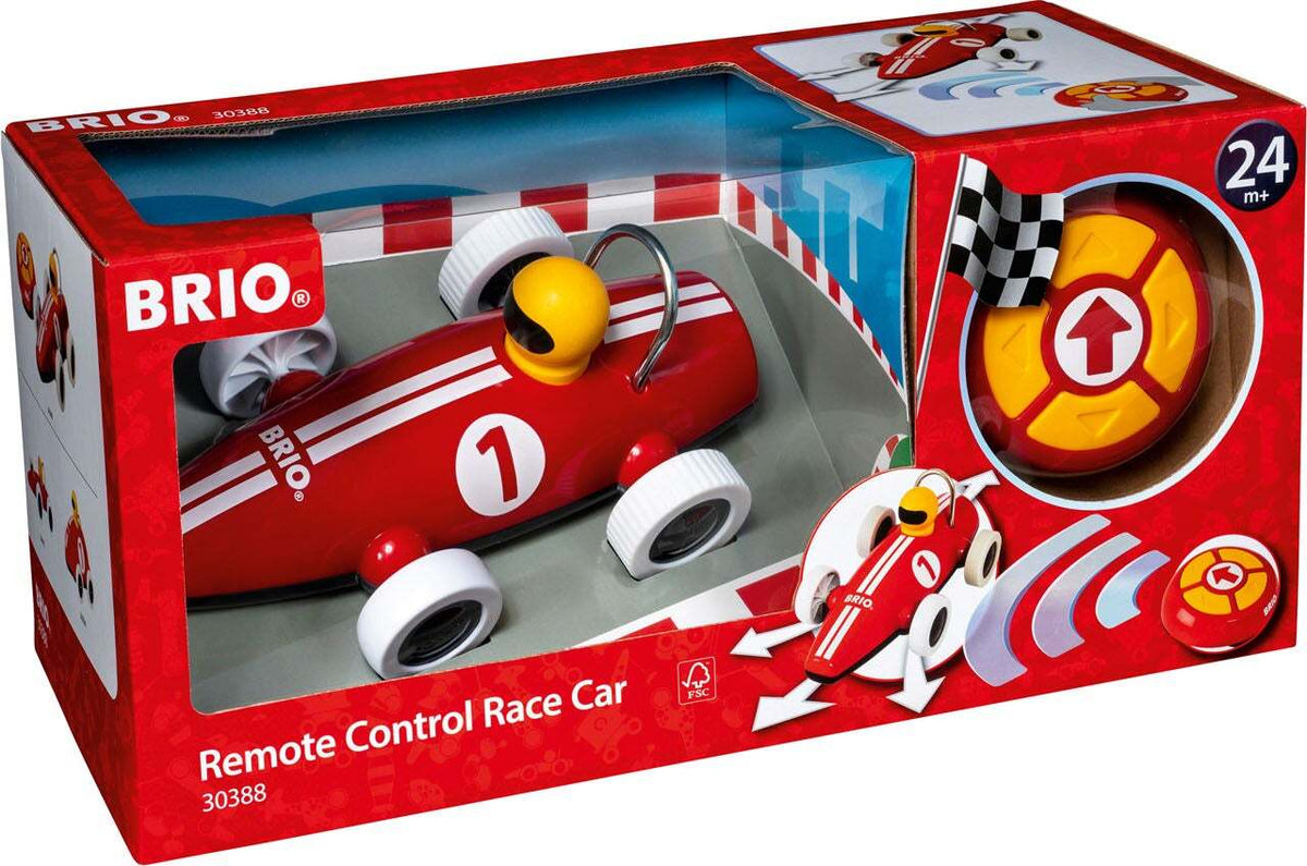 BRIO Remote Control Race Car Red
