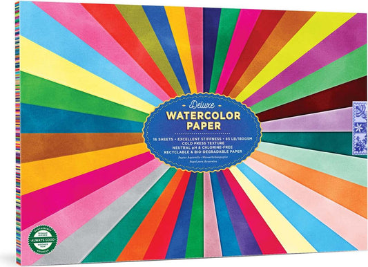 Deluxe Watercolor Paper Rainbow