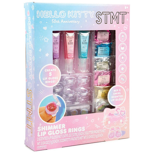 Hello Kitty 50th Anniversary STMT Shimmer Lip Gloss Rings Set