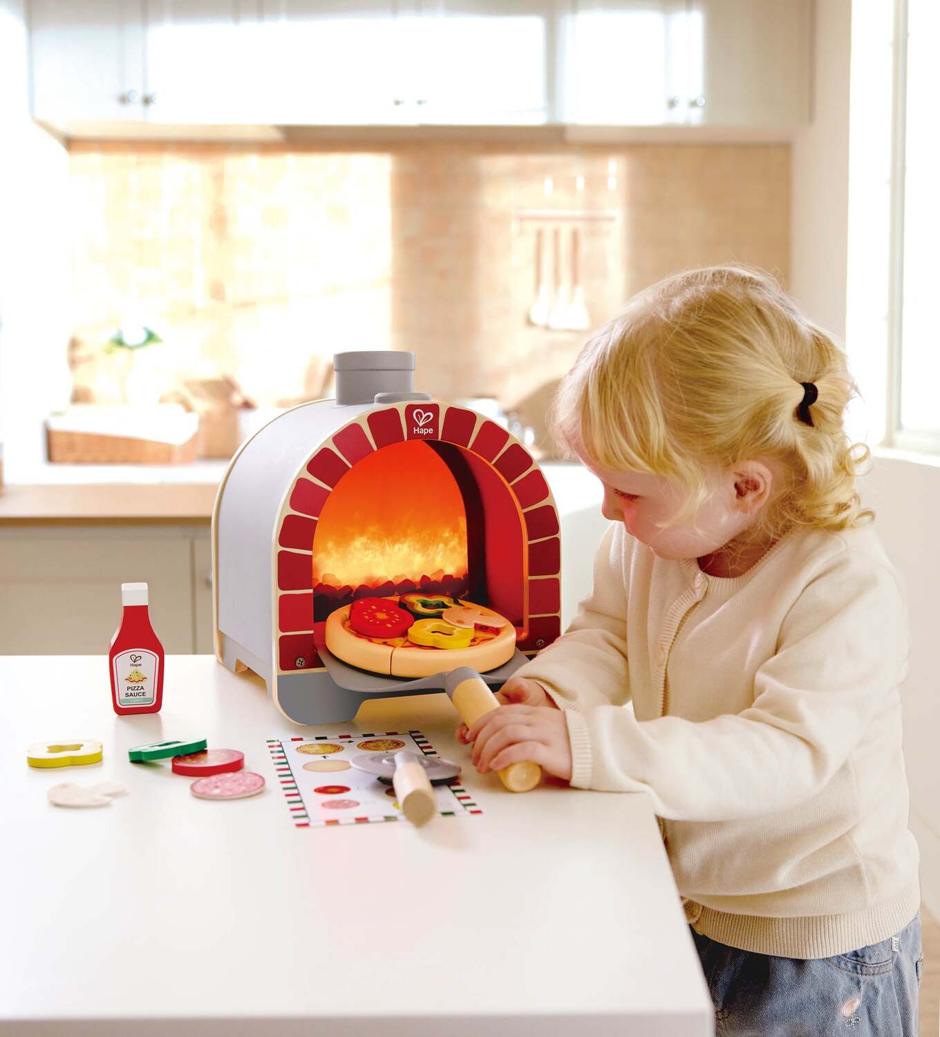 Light & Sizzle Pizza Oven Set – TimbukToys Light & Sizzle Pizza Oven Set – TimbukToys