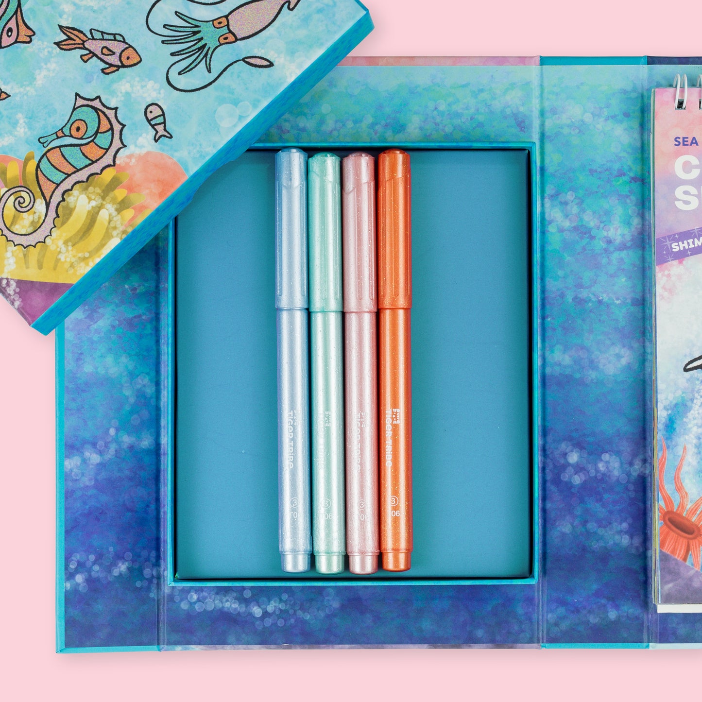 Shimmer Coloring Set -Sea Life