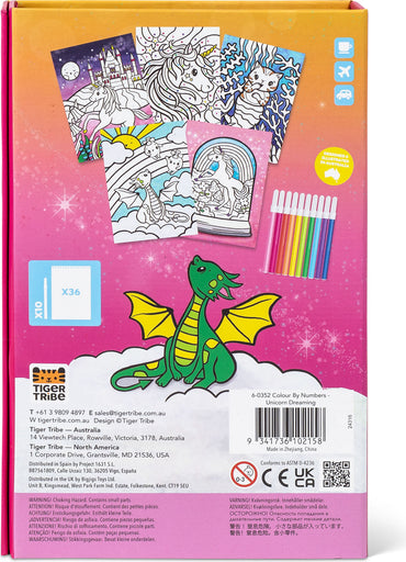 Color By Numbers - Unicorn Dreaming