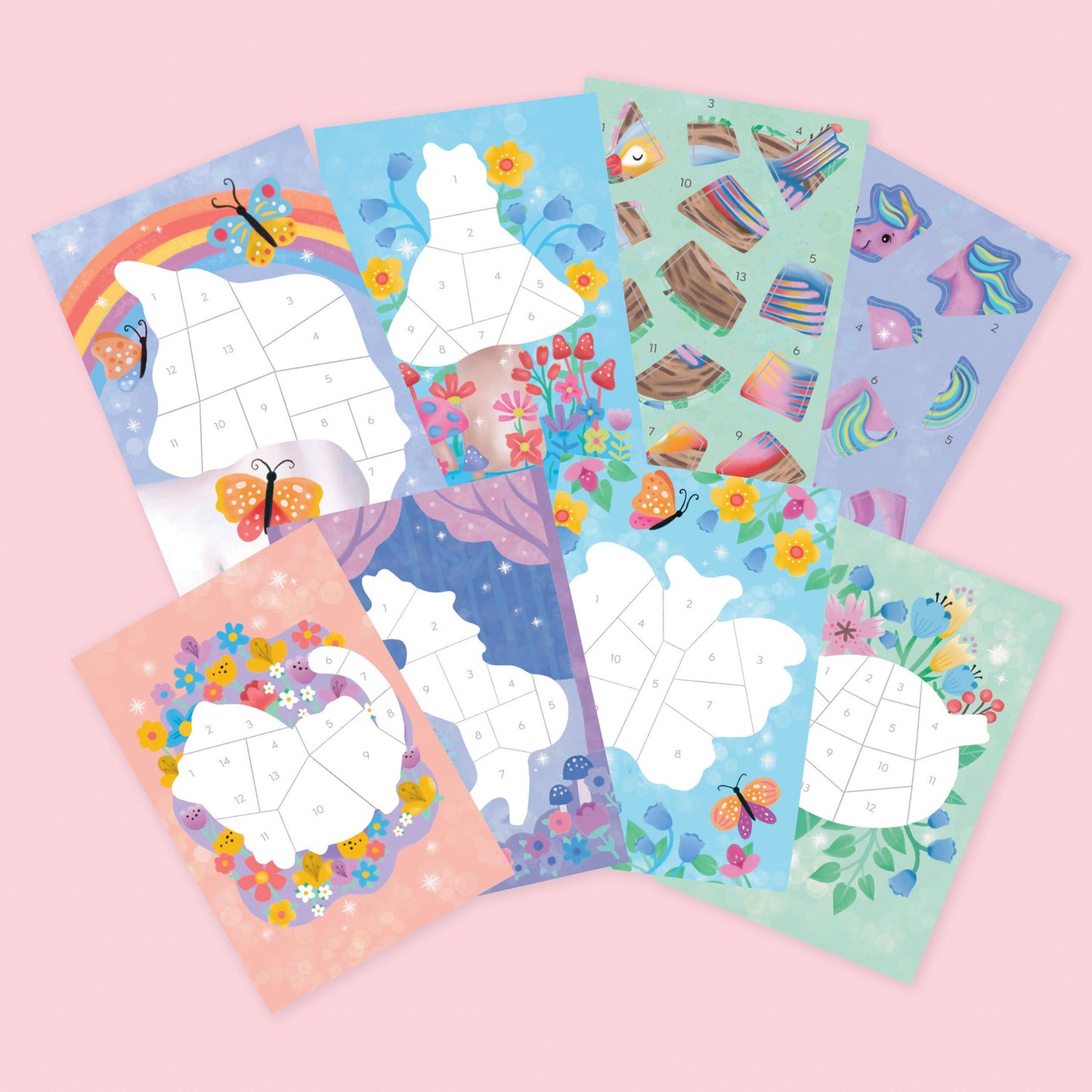 Sticker by Numbers Magical Garden