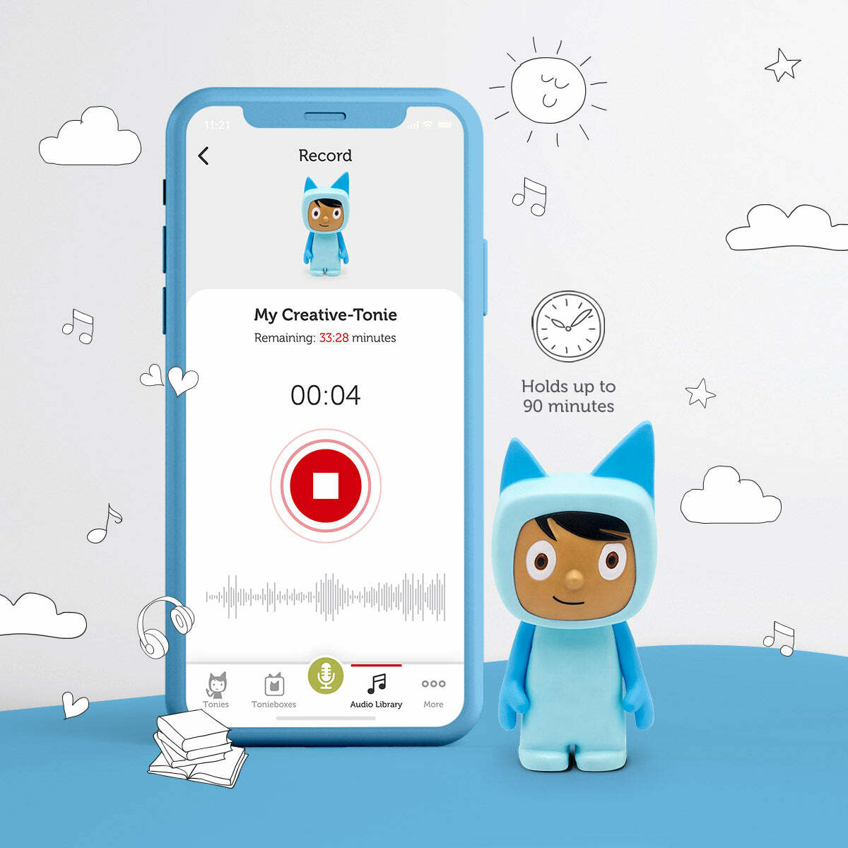 Creative Tonie: Light Blue w/Medium Skin