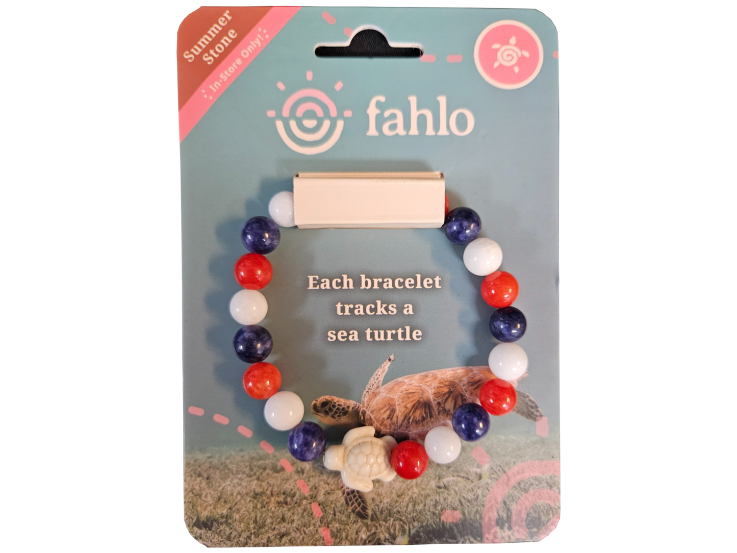 Fahlo Sea Turtle Bracelet Summer Stone