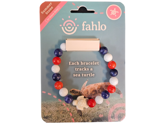Fahlo Sea Turtle Bracelet Summer Stone