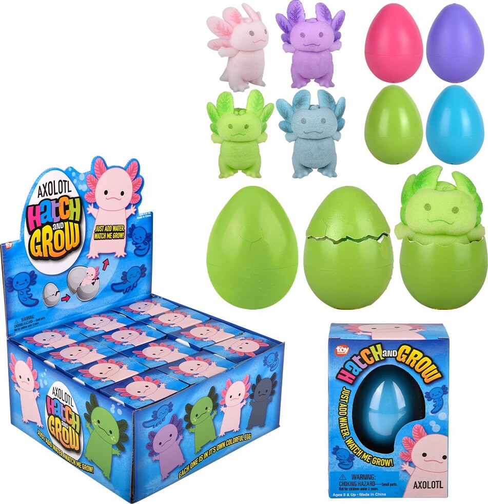 Small Hatch and Grow Axolotl Egg 2.5"