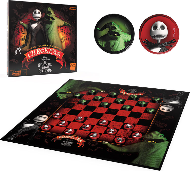 Checkers: Disney Tim Burton The Nightmare Before Christmas