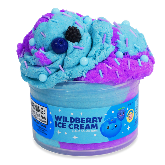 PeachyBbies Wildberry Ice Cream Cloud Dough Slime
