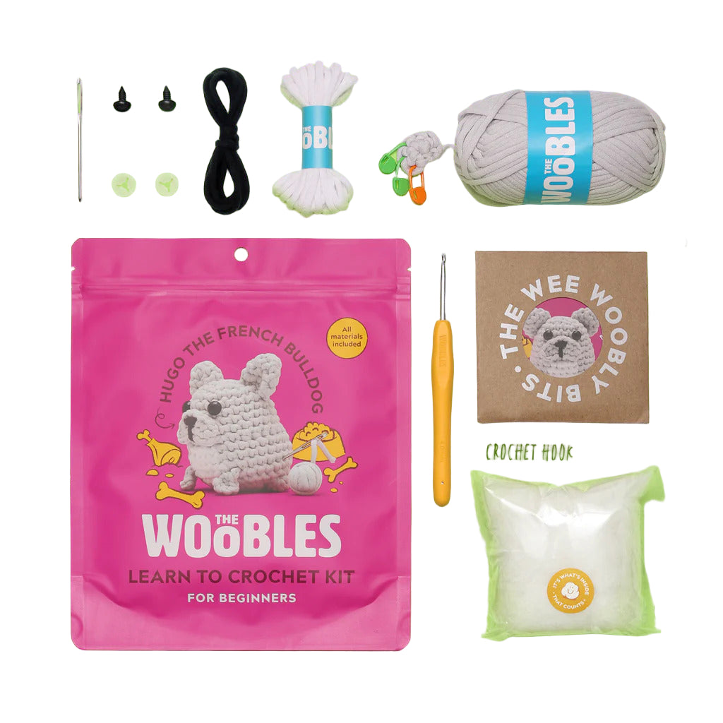 Hugo the French Bulldog Crochet Kit