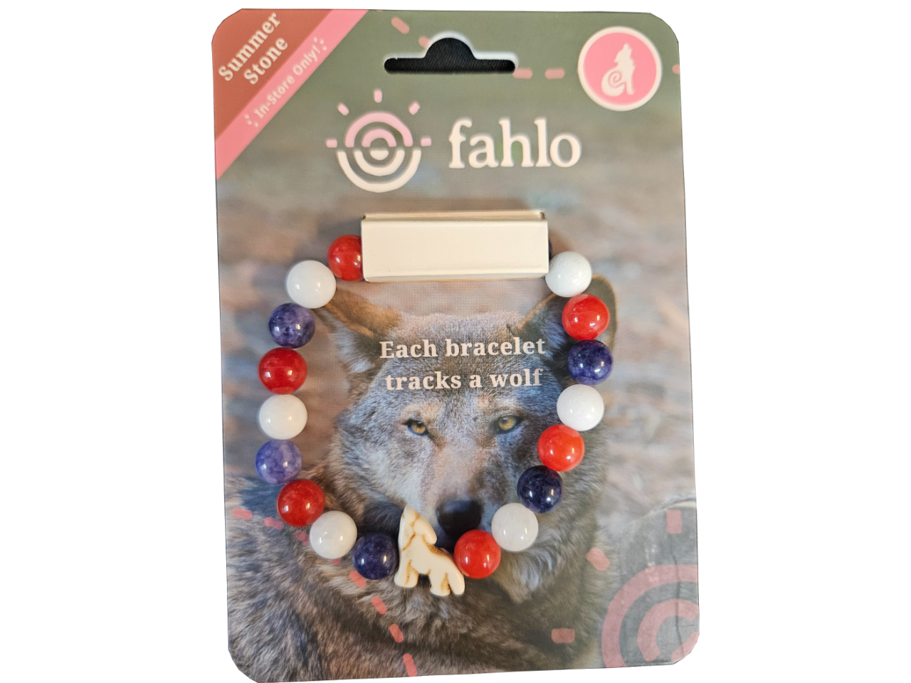 Fahlo Wolf Bracelet Summer Stone