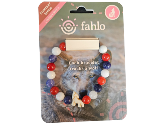 Fahlo Wolf Bracelet Summer Stone