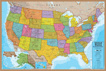 USA Map 500 Piece Jigsaw Puzzle