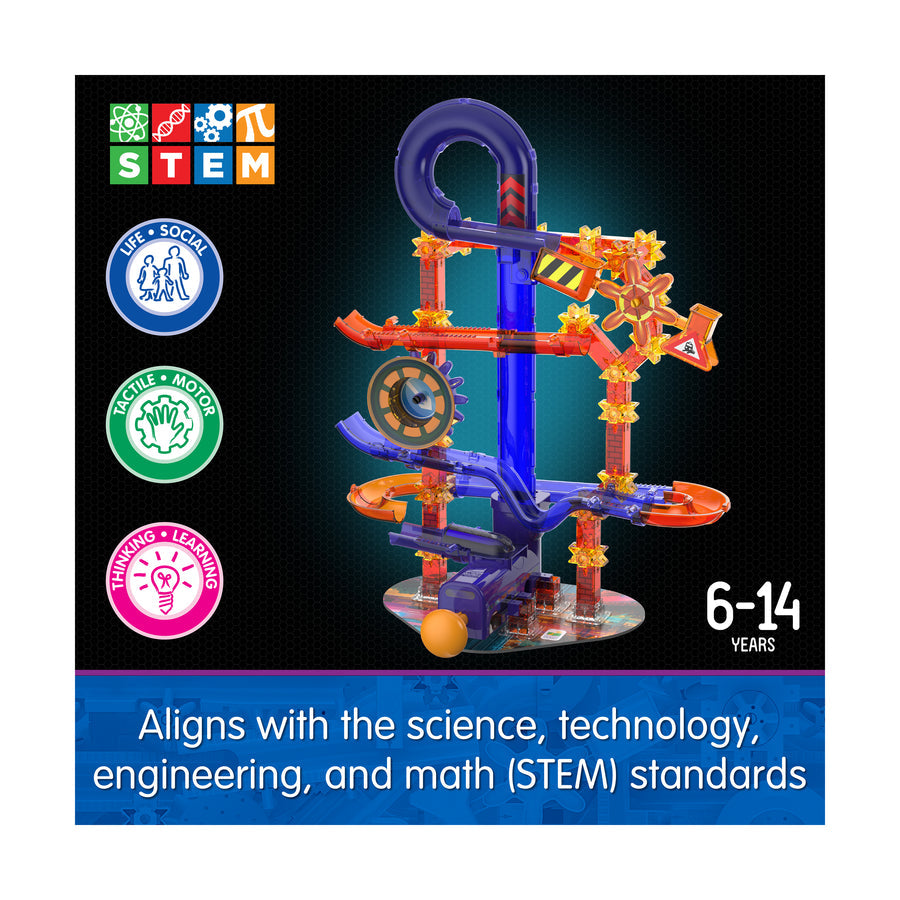 University Games Techno Gears Marble Mania Midnight Xpress Marble Maze