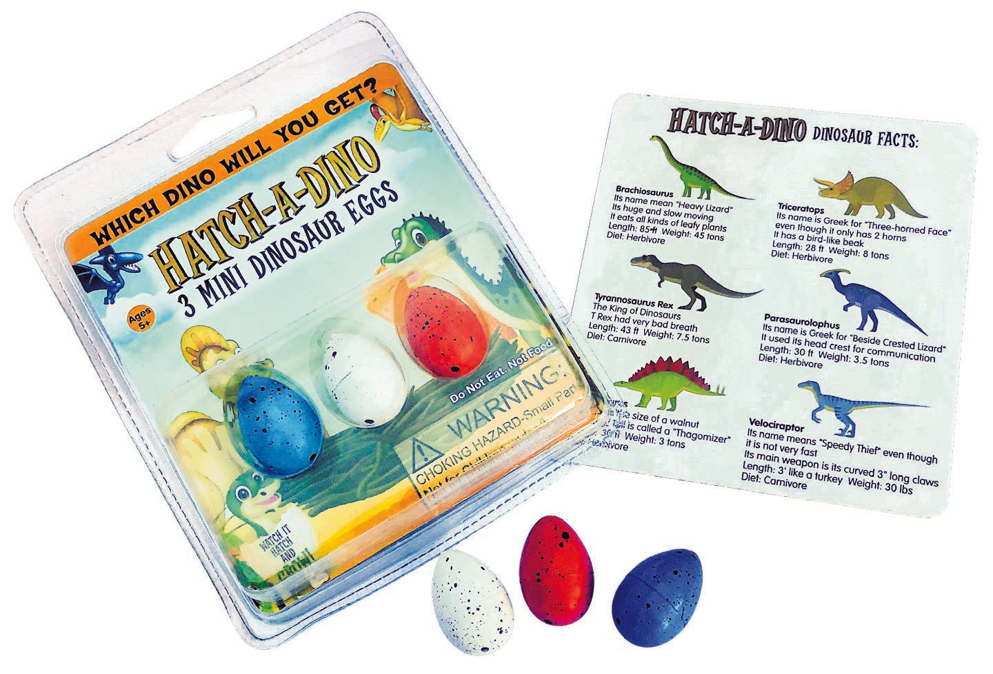 Hatch - A - Dino 3pk