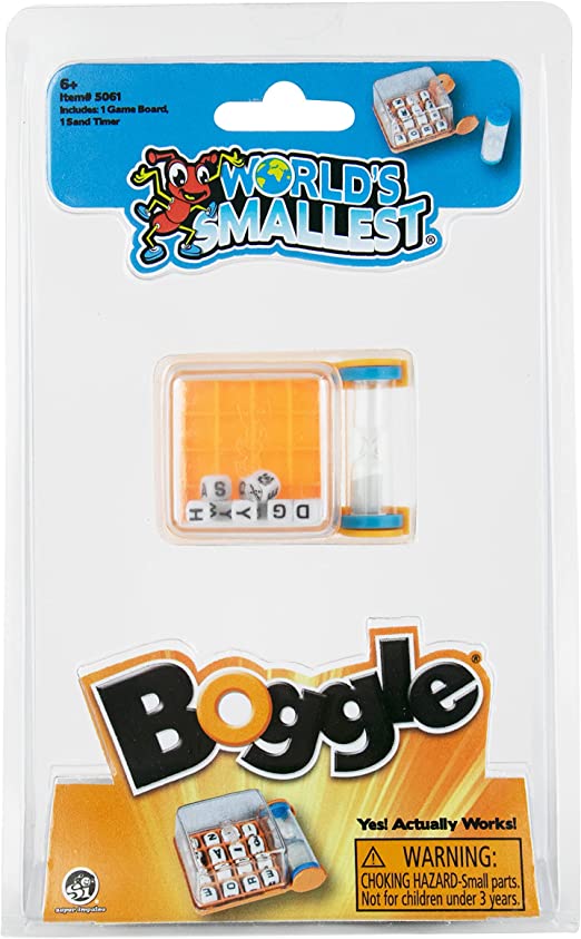 World's Smallest Boggle Game