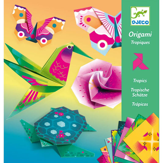 Djeco Tropics Origami Paper Craft Kit