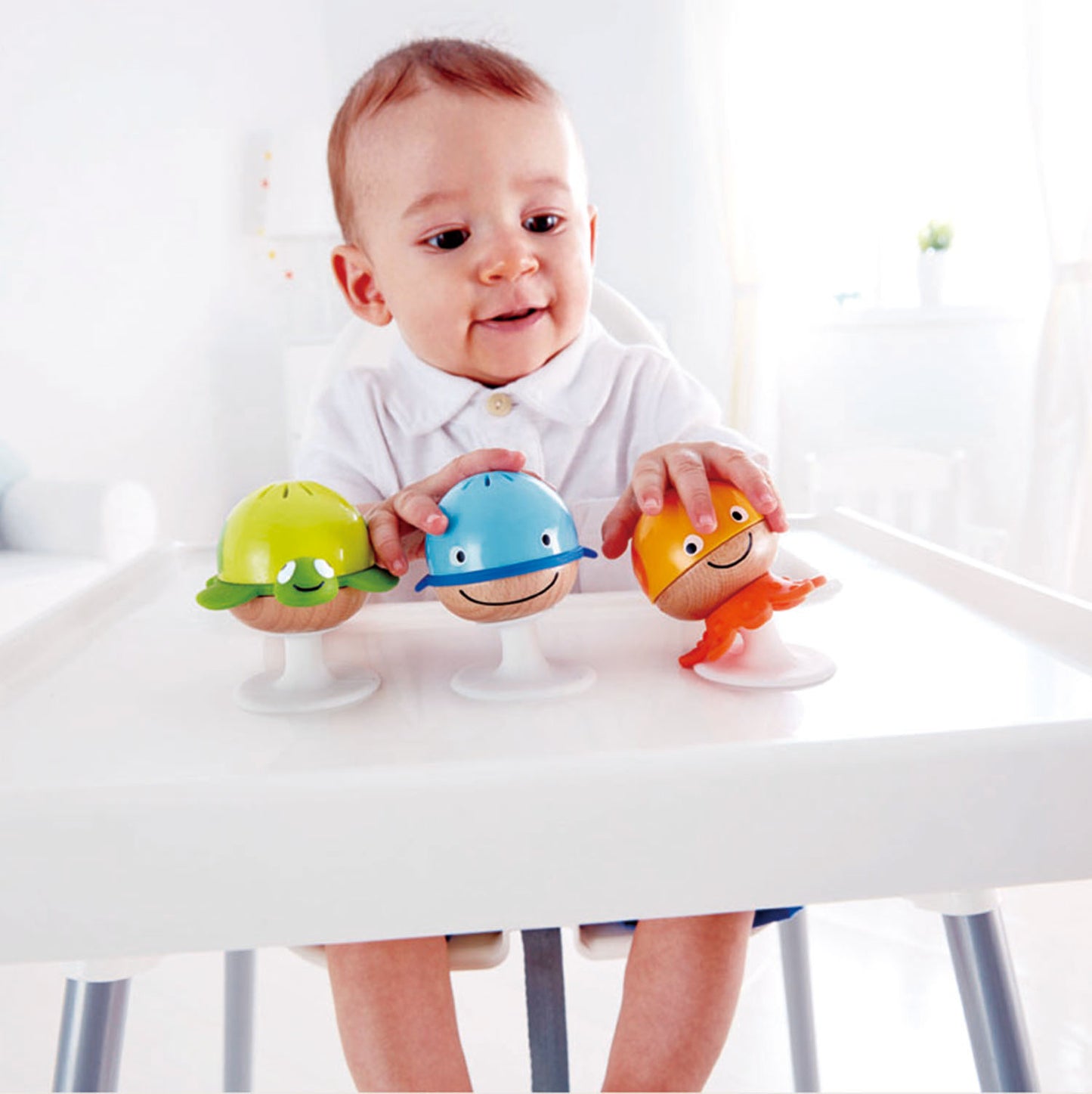 Stay-put Rattle Set | E0330F | Hape