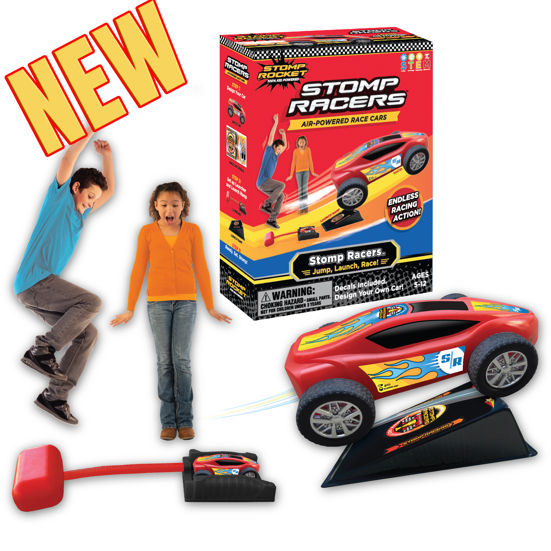 Stomp Rocket® Stomp Racers™ (single) – TimbukToys