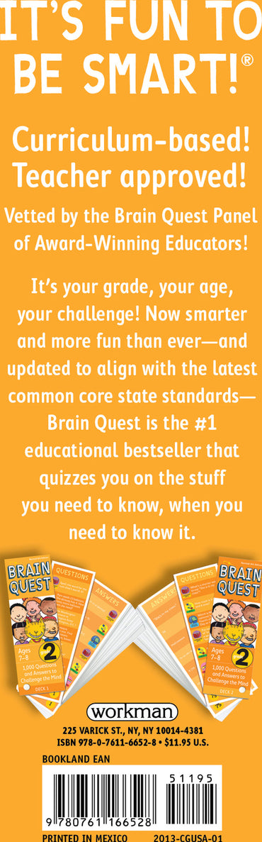Brain Quest 2nd Grade Q&A Cards: 1000 Questions and Answers to Challenge the Mind. Curriculum-based! Teacher-approved!