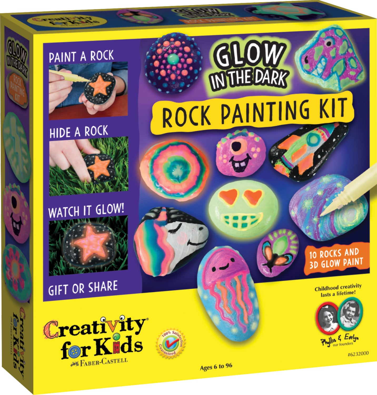 Glow In The Dark Rock Painting Kit