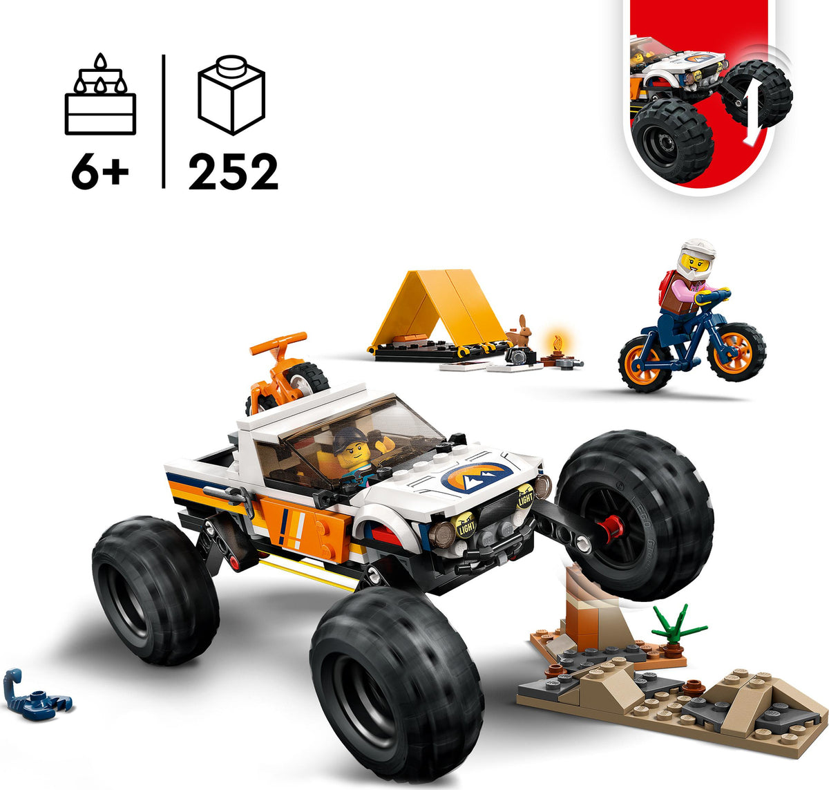 LEGO® City: 60387| Off-Roader 4x4 Adventures | TimbukToys