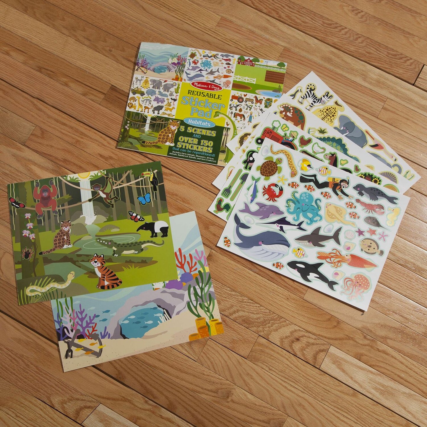 Reusable Sticker Pad - Habitats