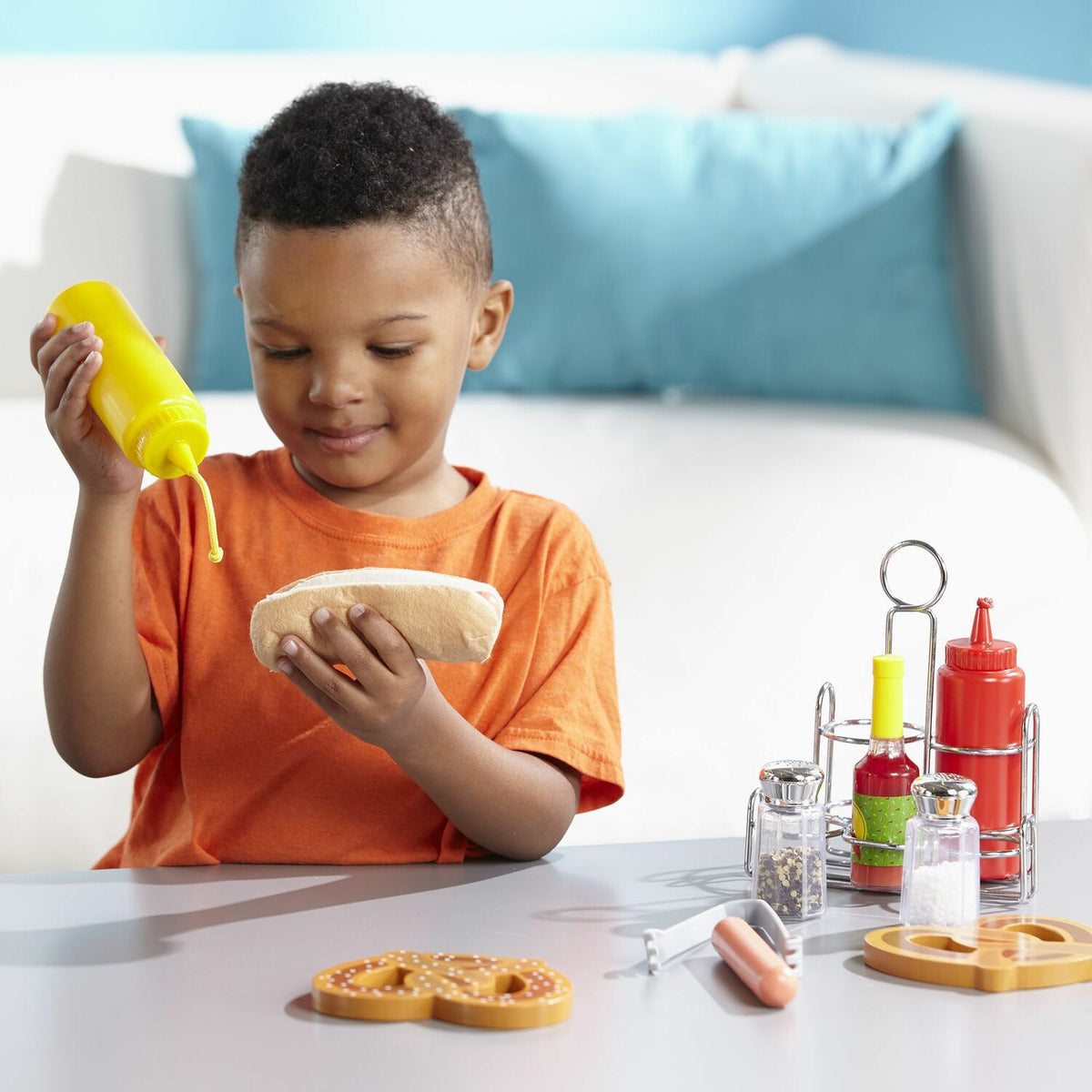 Melissa & Doug Let's Play House Condiment Set, 6 Piece Set