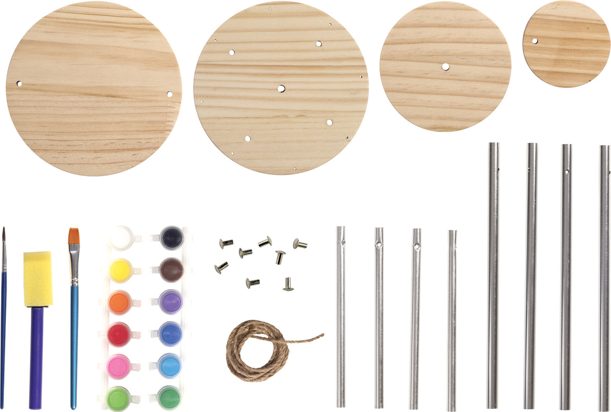 Wooden Wind Chime Kit Make Your Own Horseshoe Wind Chime Diy - Temu