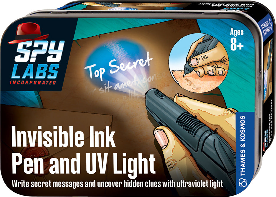 Spy Labs Invisible Ink Pen and UV Light | 548012 | Thames & Kosmos