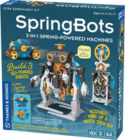 SpringBots 3-in-1 Spring-Powered Machines